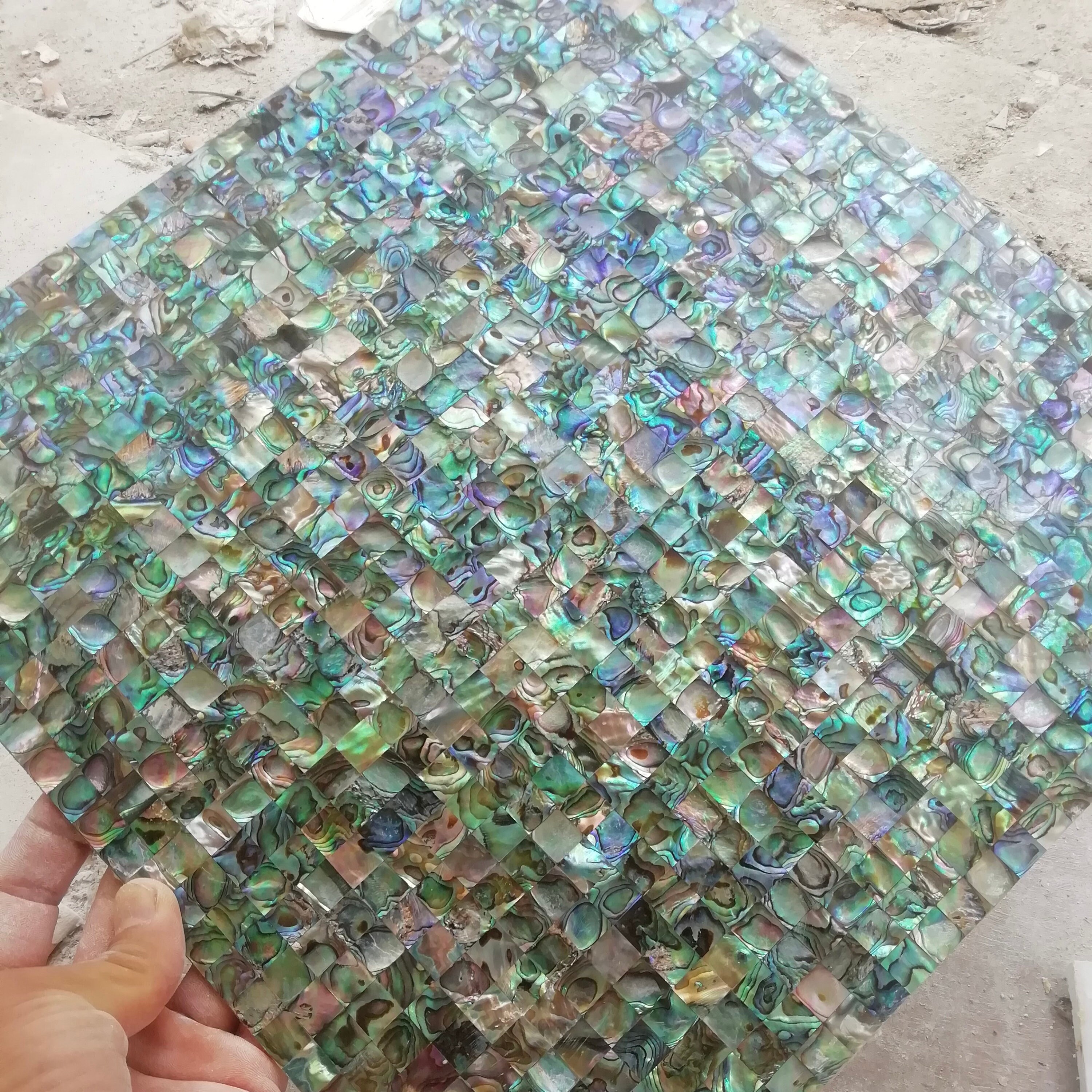 11 PCS 2mm Thickness Seamless New Zealand Abalone Shell Mosaic Etsy