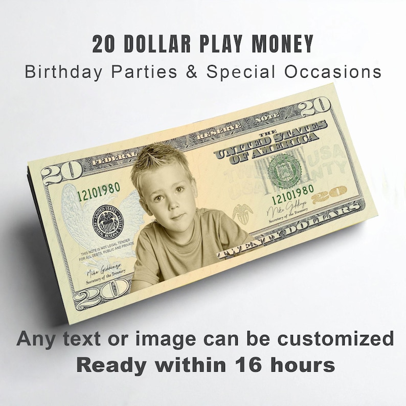 Your Face on Money, Bundle Custom Money, Personalized Dollar Bills ...