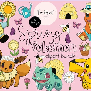 Lente Pokémon clipartbundel
