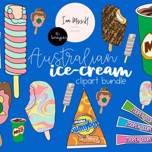 Australisches Eis-Clipart-Bundle