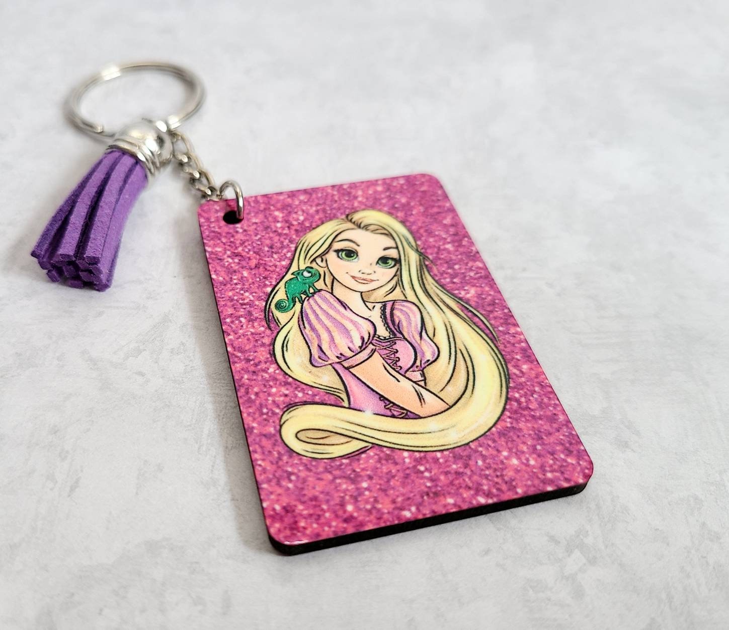 Rapunzel Inspired Keychain / Tangled Inspired Keychain / Bag Charm ...
