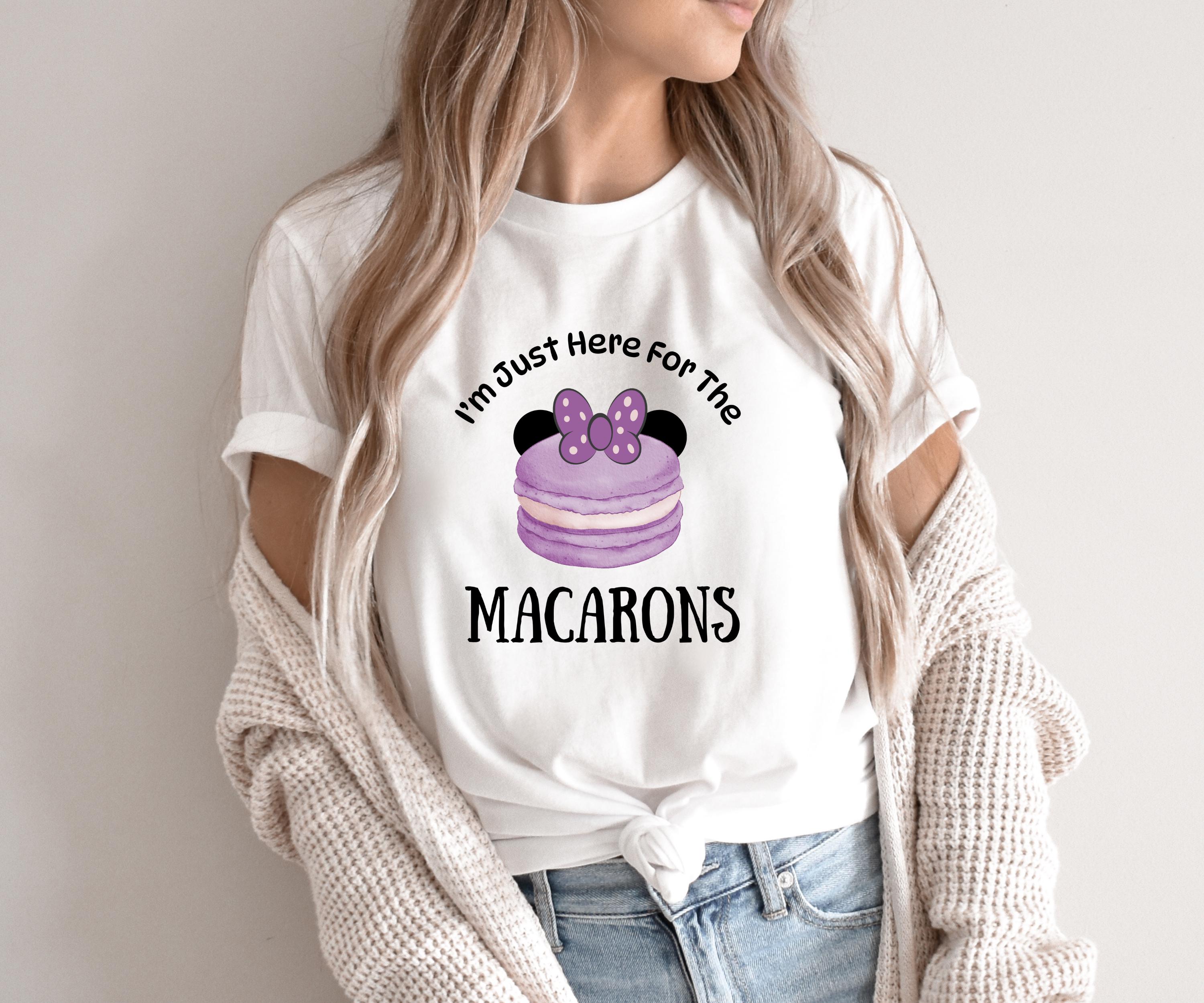 マカロン　ミニーちゃん　Tシャツ ミニーマカロンTシャツ：ディズニーランドバケーションの面白い