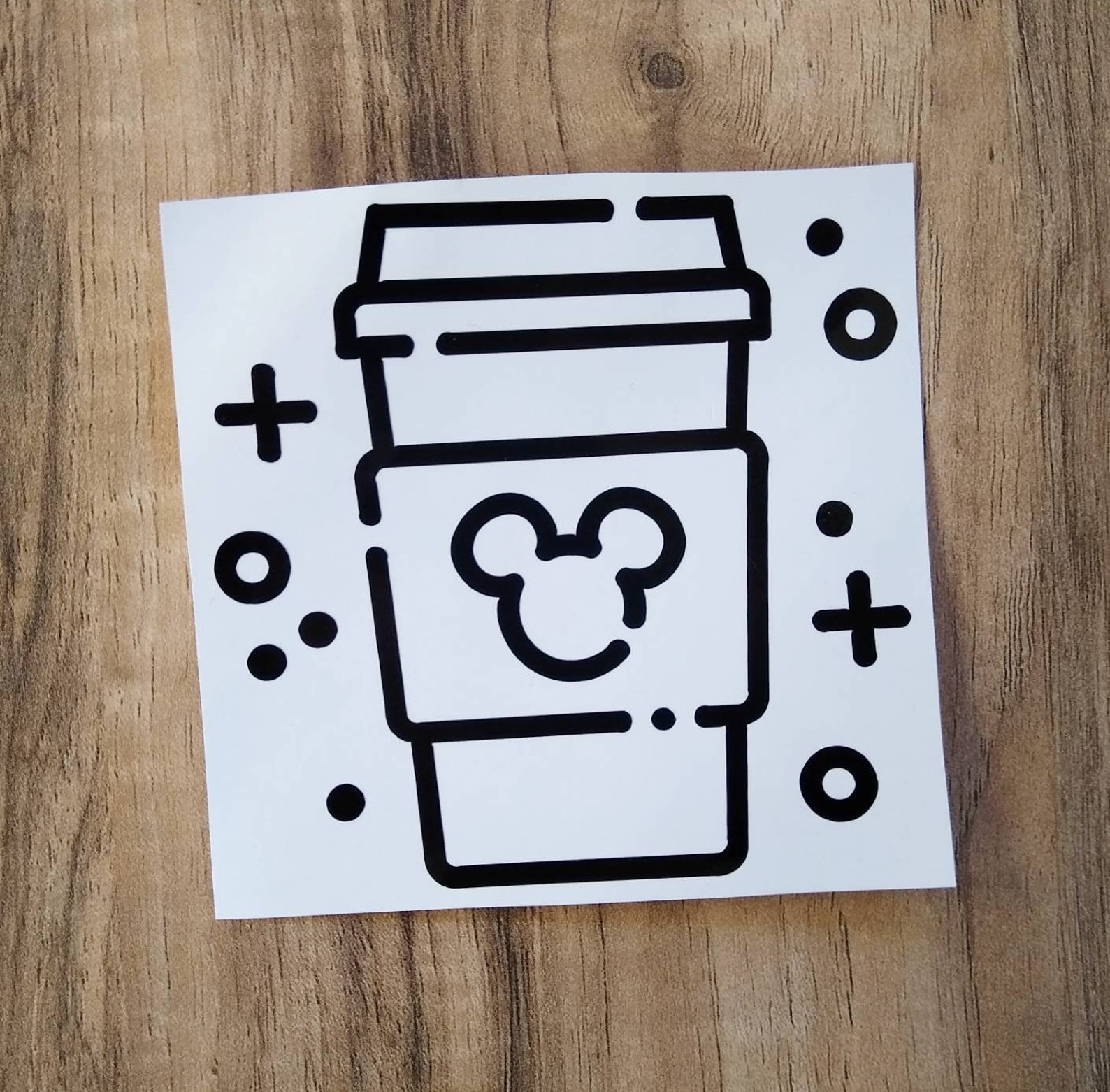 Coffee Decal / Disney Inspired Decal / Car Decal / Laptop Etsy