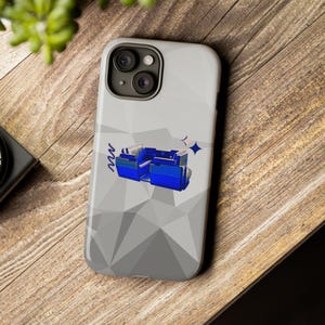Retro iPhone Case, Peoplemover Tough Case, Vintage Phone Cover, Urban Style, Disneyland Fan Gift