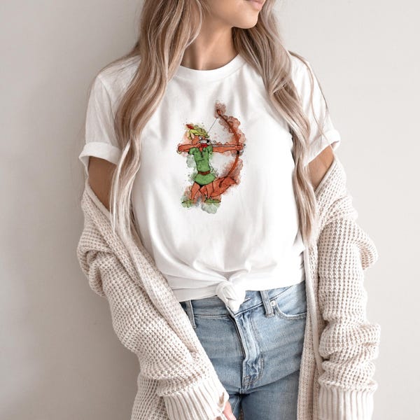 Robin Hood T Shirt / Disney Inspired Vacation Shirt / Maid Marian T Shirt / Gift For Her Under 25 / Robin Hood and Maid Marian Shirt /