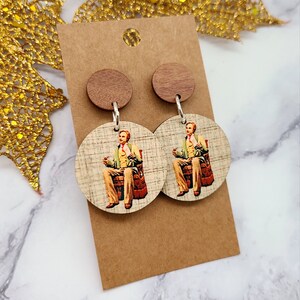 Carousel of Progress Inspired Earrings / Attraction Earrings / Great Big Beautiful Tomorrow / Disney Inspired Earrings / Gifts Under 15