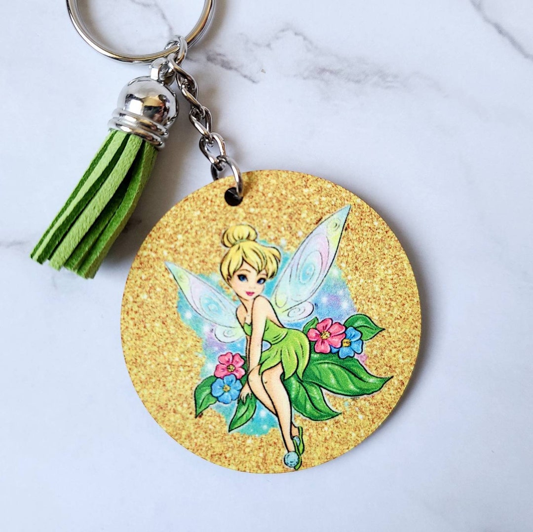 Tinkerbell Inspired Keychain / Disney Inspired Keychain / Fairy