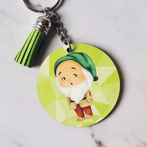 Seven Dwarfs Keychain / Disney Inspired Keychain / Snow White and the ...