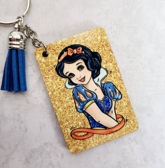 Snow White Keychain / Disney Inspired Keychain / Princess Keychain