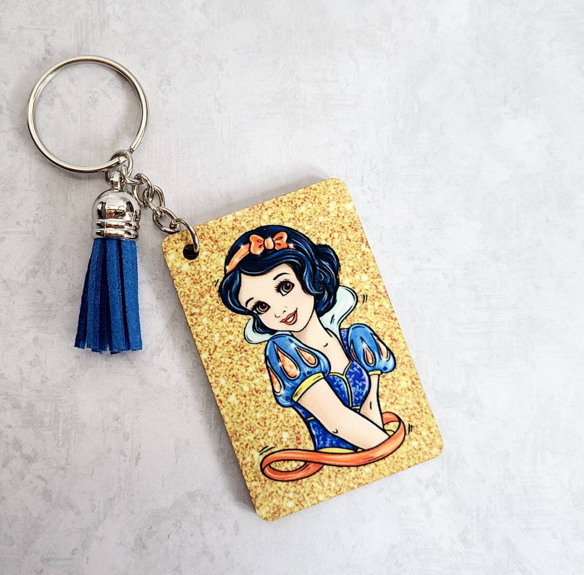 Snow White Keychain / Disney Inspired Keychain / Princess Etsy