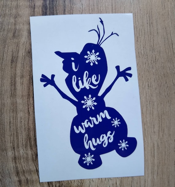 Olaf Decal / Frozen Inspired Decal / Disney Decal / Disney Car Etsy