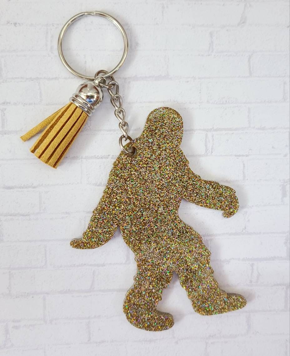 Yeti Keychain / Bigfoot Keychain/ Sasquatch Keychain / Gift Etsy