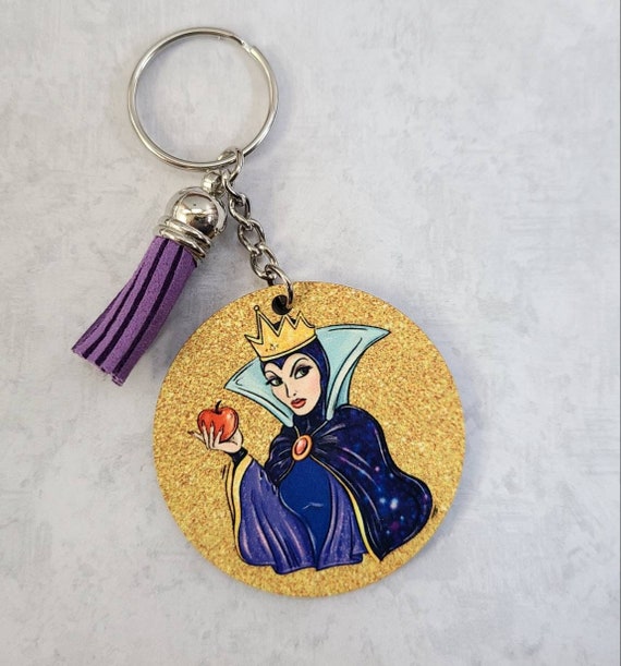 Disney Villain Inspired Keychain / the Evil Queen Keychain / Etsy