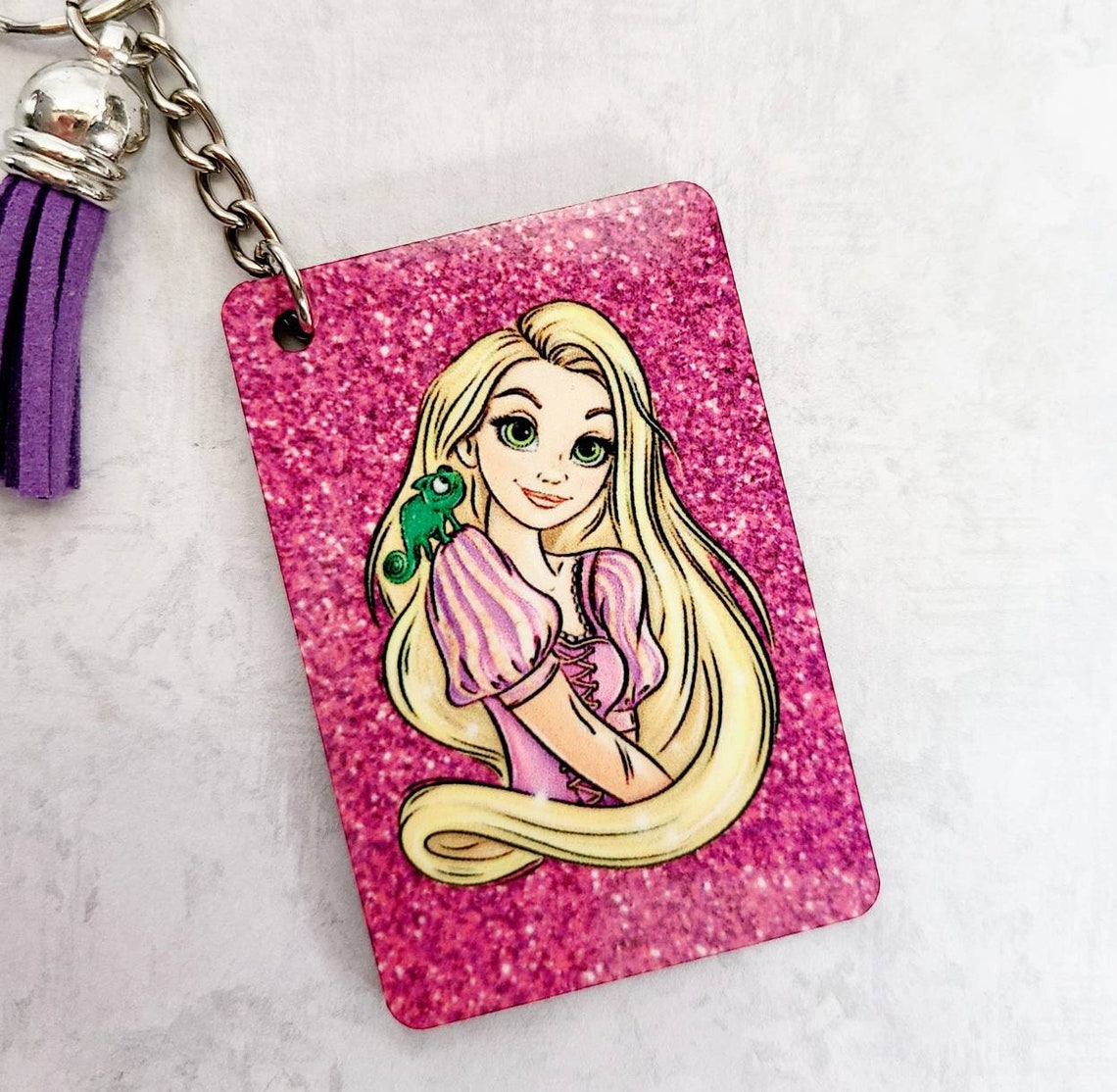 Rapunzel Inspired Keychain / Tangled Inspired Keychain / Bag Charm ...