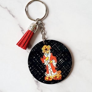 Robin Hood Keychain / Disney Inspired Keychain / Prince John / Villains Keychain / Bag Charm / Luggage Tag / Gifts Under 15 / Purse Charm