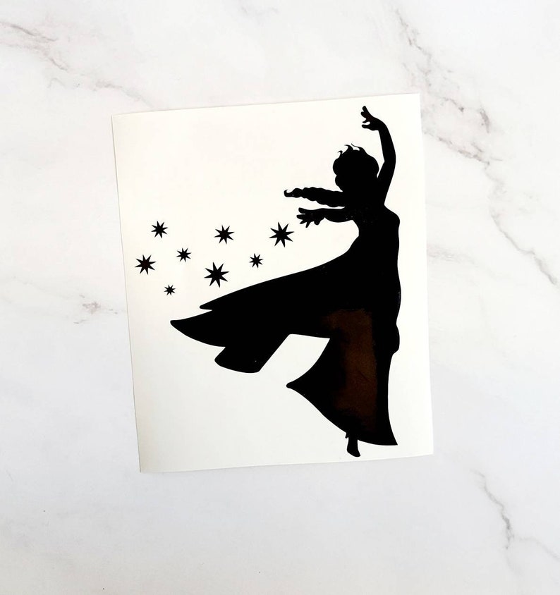 Elsa Decal / Frozen Car Decal / Disney Decal / Disney Vinyl Etsy