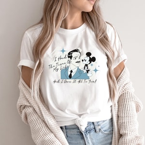 Walt and Mickey Partners T shirt / Disney Inspired Adult Matching Shirts / Gift Under 25 / Unisex T Shirt For Vacation / Gift For Disney Fan