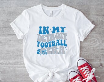 Detroit Football T Shirt / Lions Fan Shirt / In My Football Era Shirt For Women/ One Pride / Unisex Adult Shirt / Gift For Her Under 25