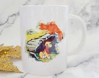 Fox and the Hound Inspired Coffee Mug / Disney Inspired Mug / Dishwasher Safe Mug / Tod and Copper Mug / Friends Forever Mug / Gift Under 25