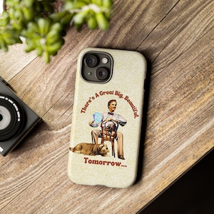 Vintage Carousel of Progress Inspired Tough Phone Case, Disney World Phone Cover, There&#39;s a Great Big Beautiful Tomorrow Phone Case,