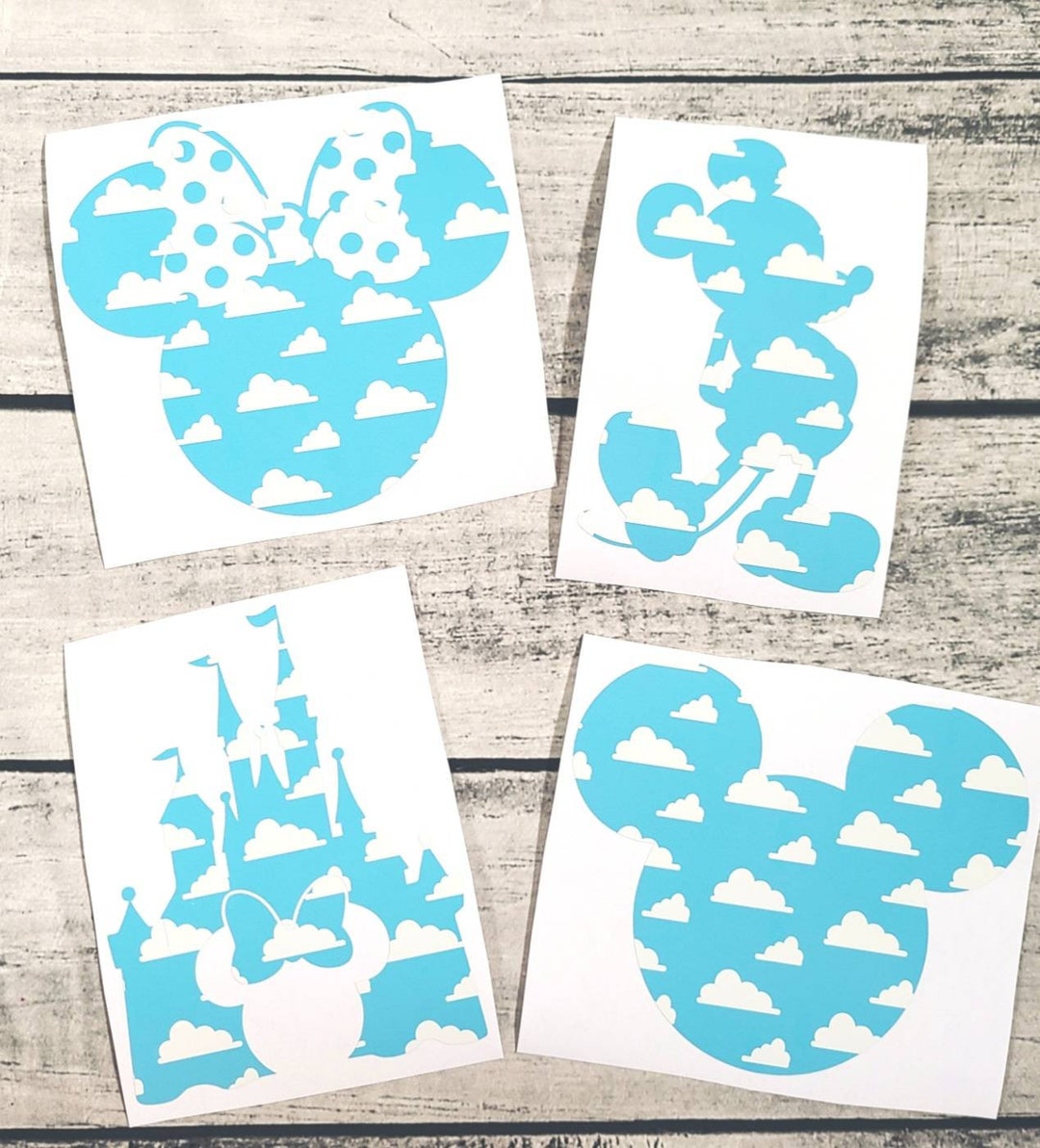 Toy Story Clouds Decal / Disney Pattern Vinyl Decal / Laptop Etsy
