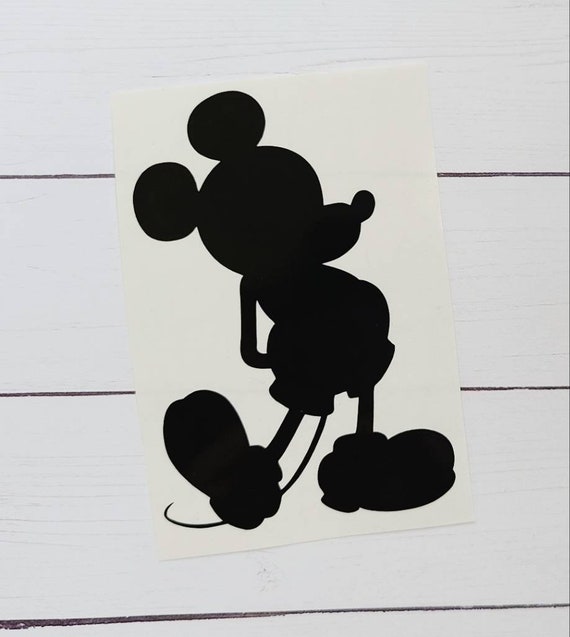 Mickey Mouse Decal / Retro Mickey / Disney Decal / Disney Car Etsy