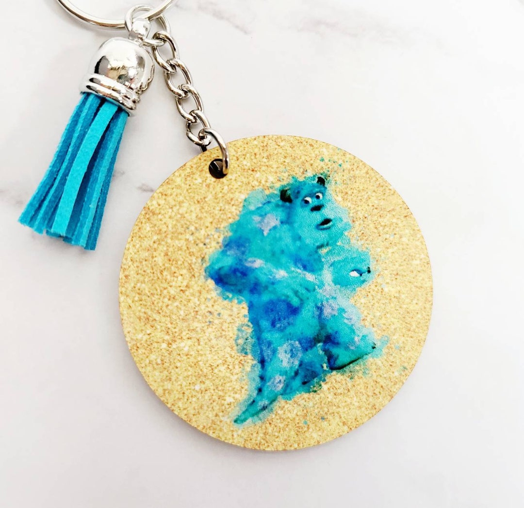Monsters Inc Inspired Keychain / Mike and Sully / Disney Inspired ...