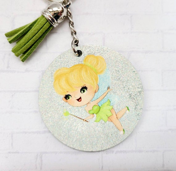 Tinkerbell Keychain Disney Inspired Keychain Peter Pan Bag