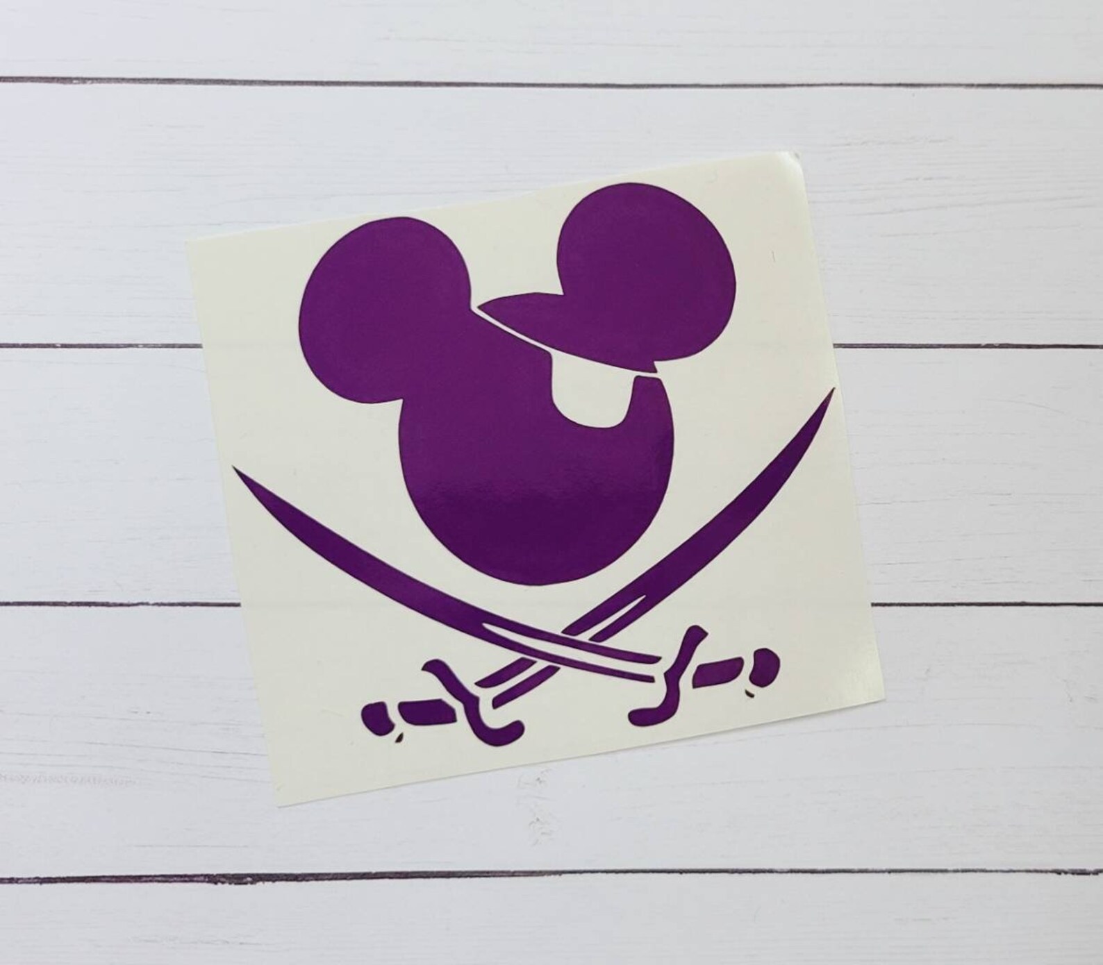 Pirate Mickey Decal / Disney Decal / Disney Parks Decal / Car Etsy