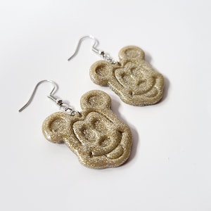 Mickey Waffles Earrings / Disney Inspired Earrings / Mickey Vacation Earrings / Polymer Clay Earrings / Gift For Her Under 20