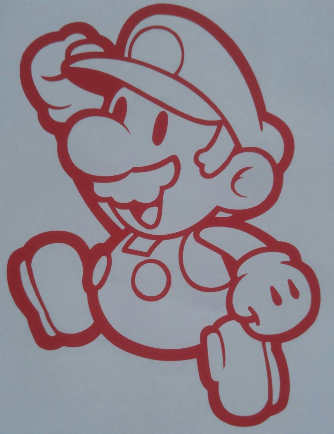 Super Mario Car Decal / Mario Decal / Nintendo Decal / Tumbler Etsy