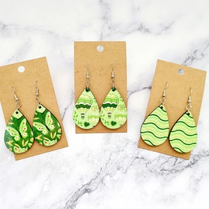 The Land Earrings / Living With The Land Inspired Earrings / Disney Inspired Earrings For Vacation / Lightweight Wood Earrings / Gifts