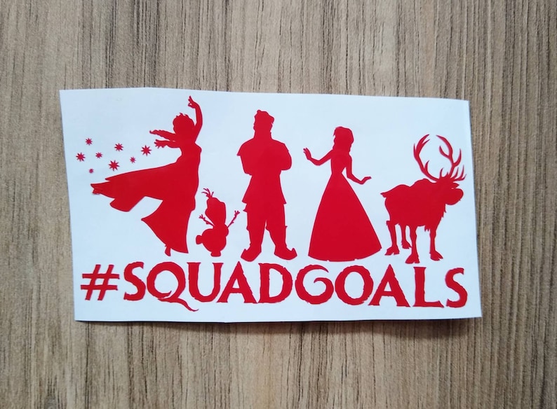 Frozen Decal / Disney Decal / Disney Vinyl Sticker / Car Decal Etsy