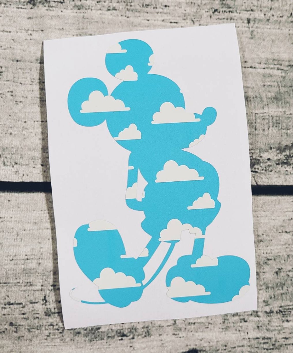 Toy Story Clouds Decal / Disney Pattern Vinyl Decal / Laptop Etsy