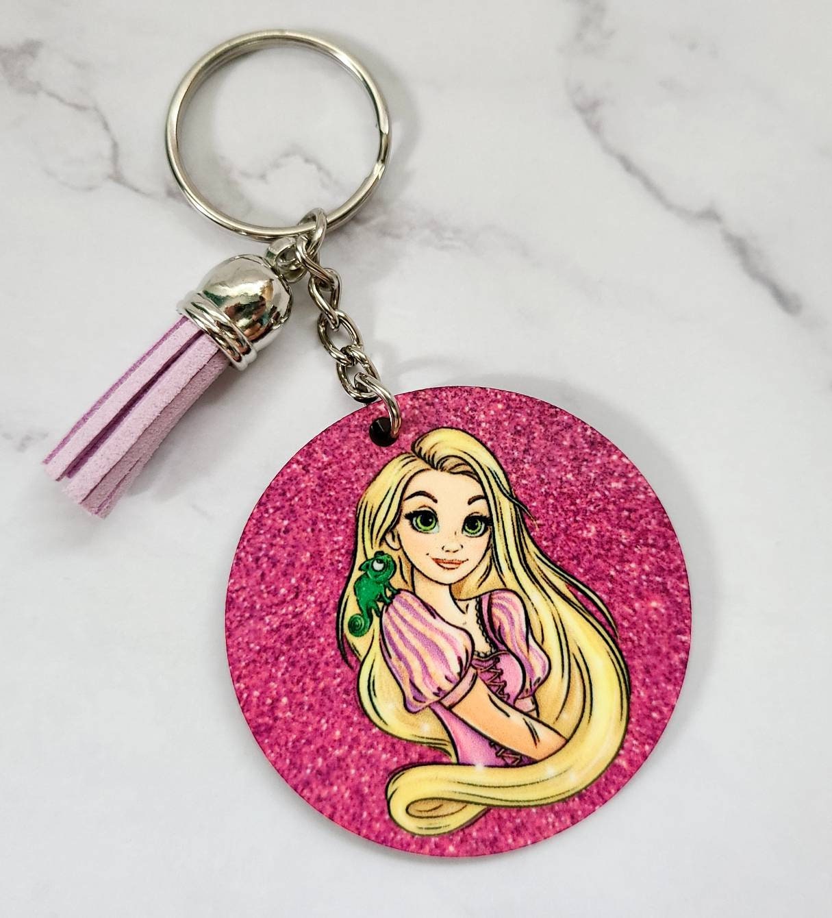 Rapunzel Inspired Keychain / Tangled Inspired Keychain / Bag Charm ...
