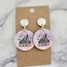 Peachy Glory Cinderella Earrings