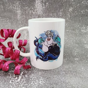 Disney Inspired Coffee Mug / Ursula Inspired Mug / Villains Mug / Dishwasher Safe Mug / Gift Under 25 / Little Mermaid Mug / Mug For Cocoa