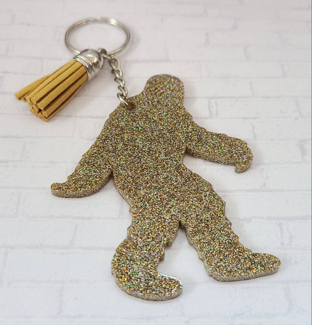 Yeti Keychain / Bigfoot Keychain/ Sasquatch Keychain / Gift Etsy