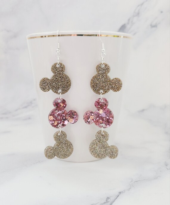 Mickey dangle earrings deals