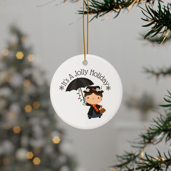 Mary Poppins Ornaments, Christmas Decoration, Holiday Mary Poppins