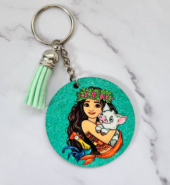 Disney Inspired Keychain / Moana Keychain / Bag Charm / Luggage