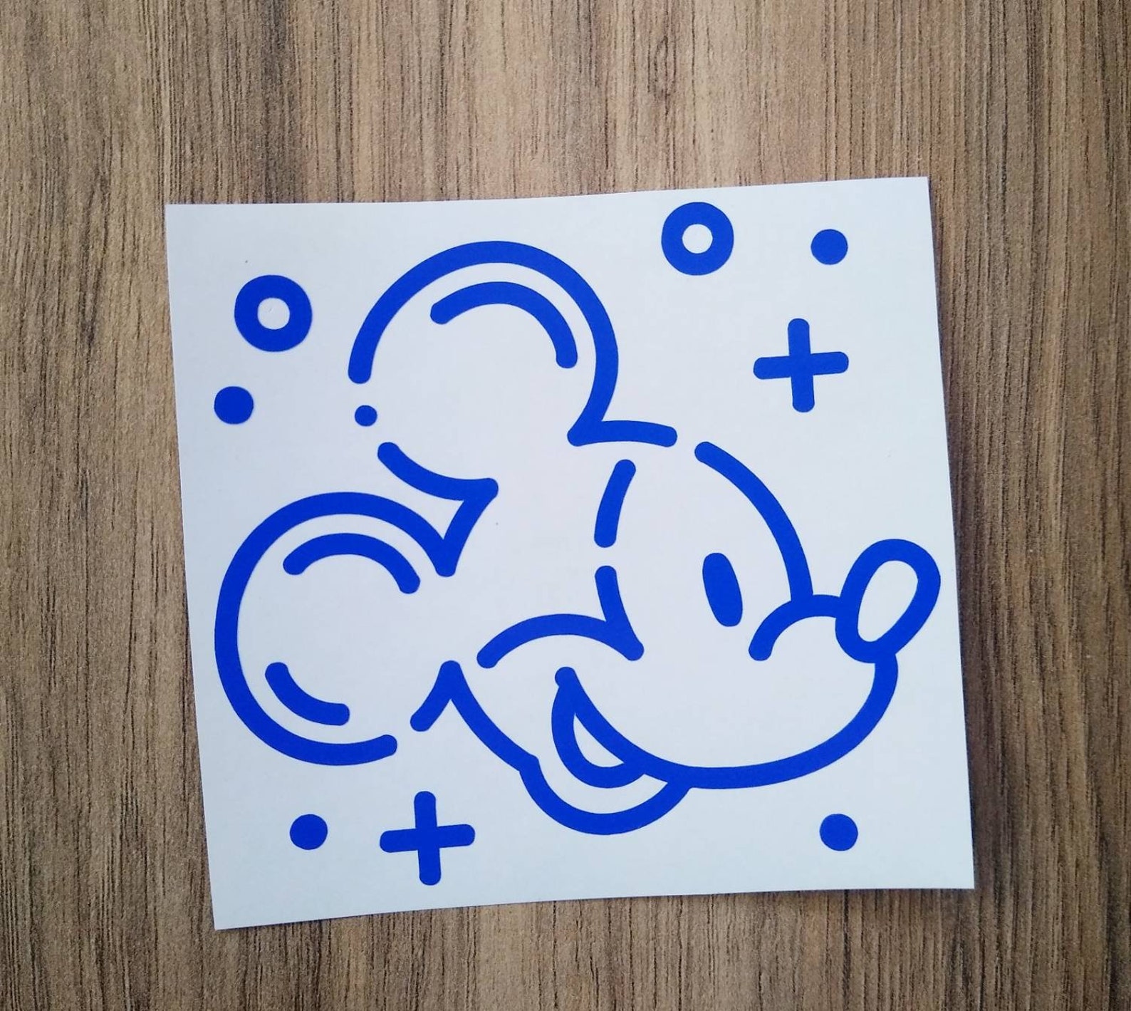 Mickey Mouse Inspired Decal / Mickey Car Decal / Laptop Etsy