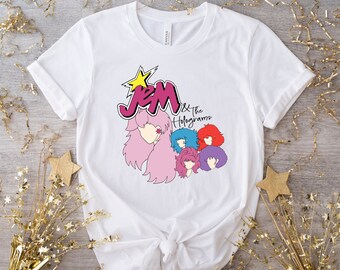 Jem Cartoon Shirt / Jem and the Holograms Inspired Shirt/ 80s Kid / Made in the 80s / Unisex Adult Shirt / Gift For Her Under 25