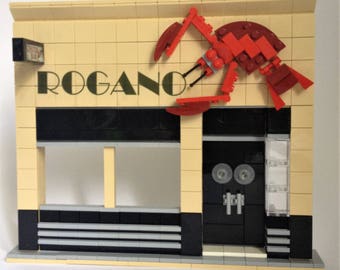 Glasgow's Art Deco Rogano Restaurant made from LEGO® Bricks