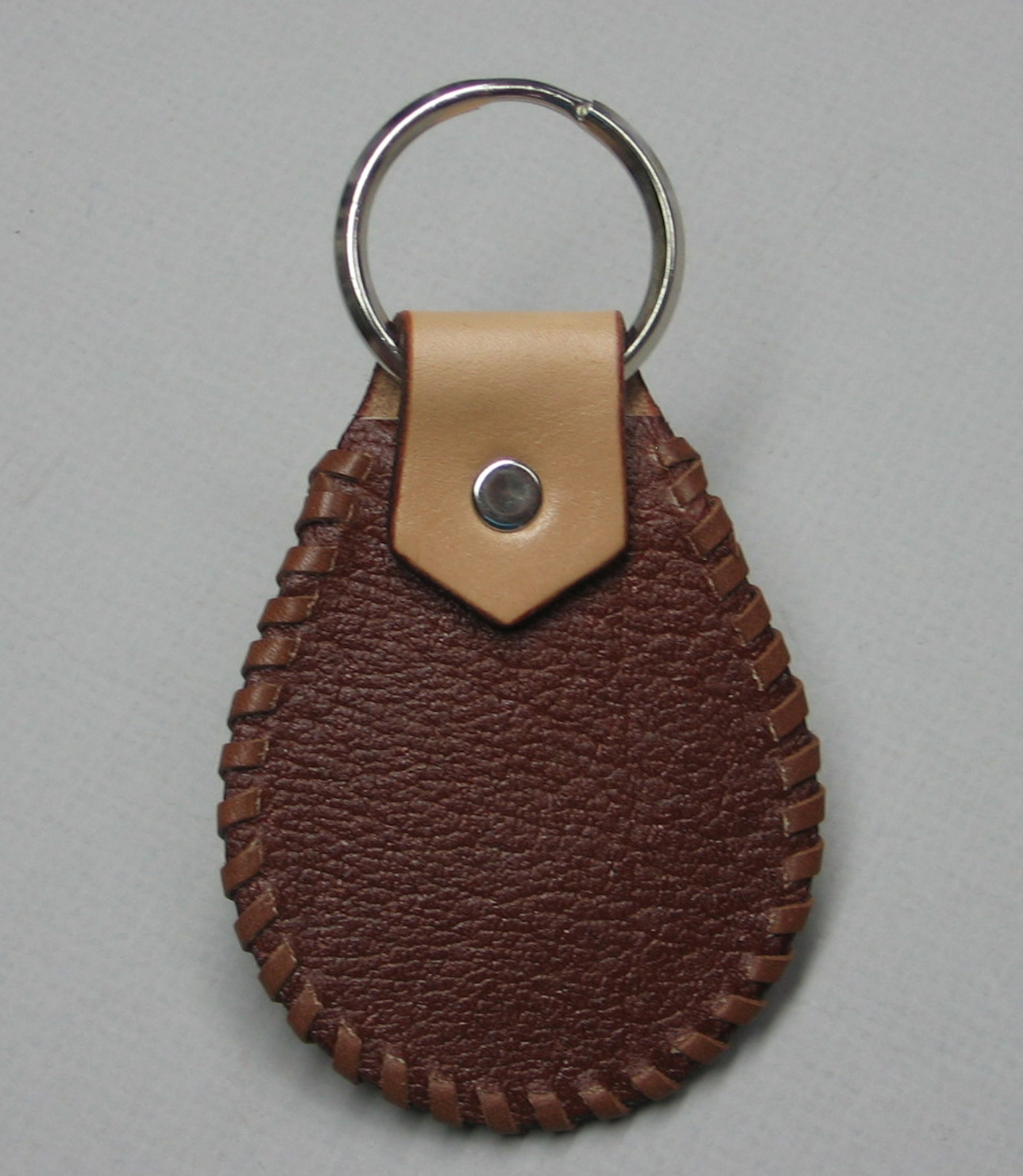 Leather Running Horse Key Chain Hand Tooled Key Fob Etsy