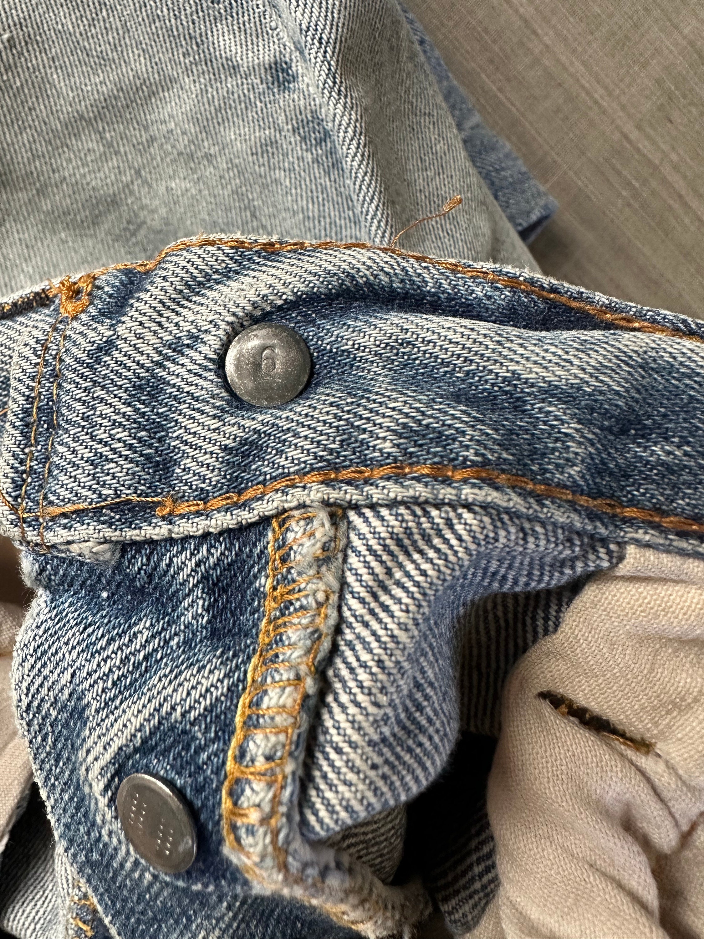Vintage LEVIS 501 Single Stitch Denim From 70s 66 Model - Etsy