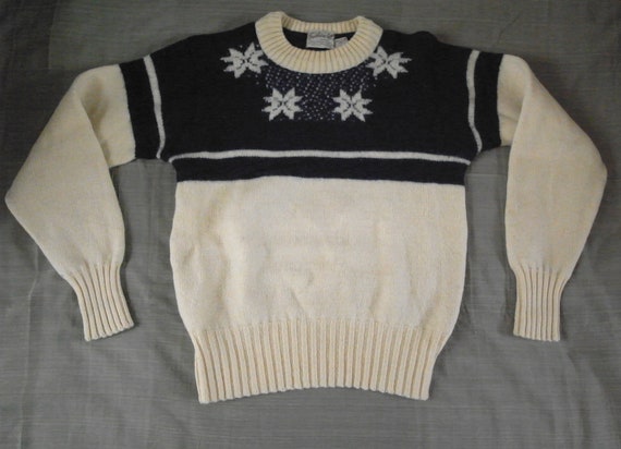 Vintage Ski Sweater 50s-60s