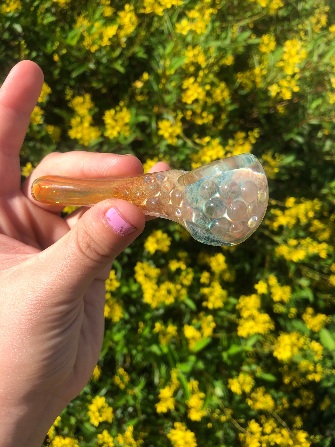 Beautiful Handmade Glass Pipe Etsy