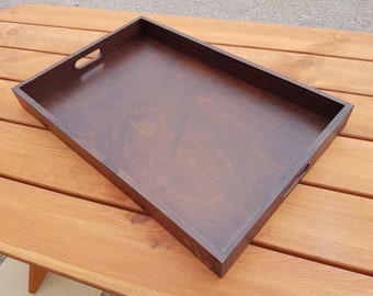 wooden serving tray etsy