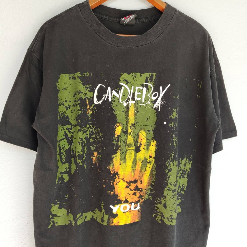 Vintage 90s Candlebox Band T Shirt by Giant Made in Usa Size XL